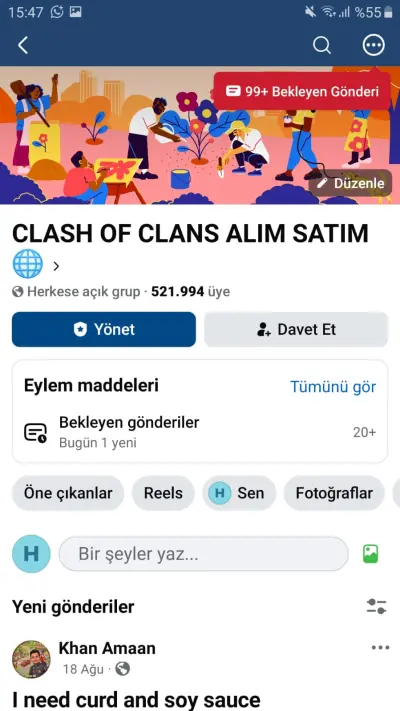 500bin üyeli facebook grubu