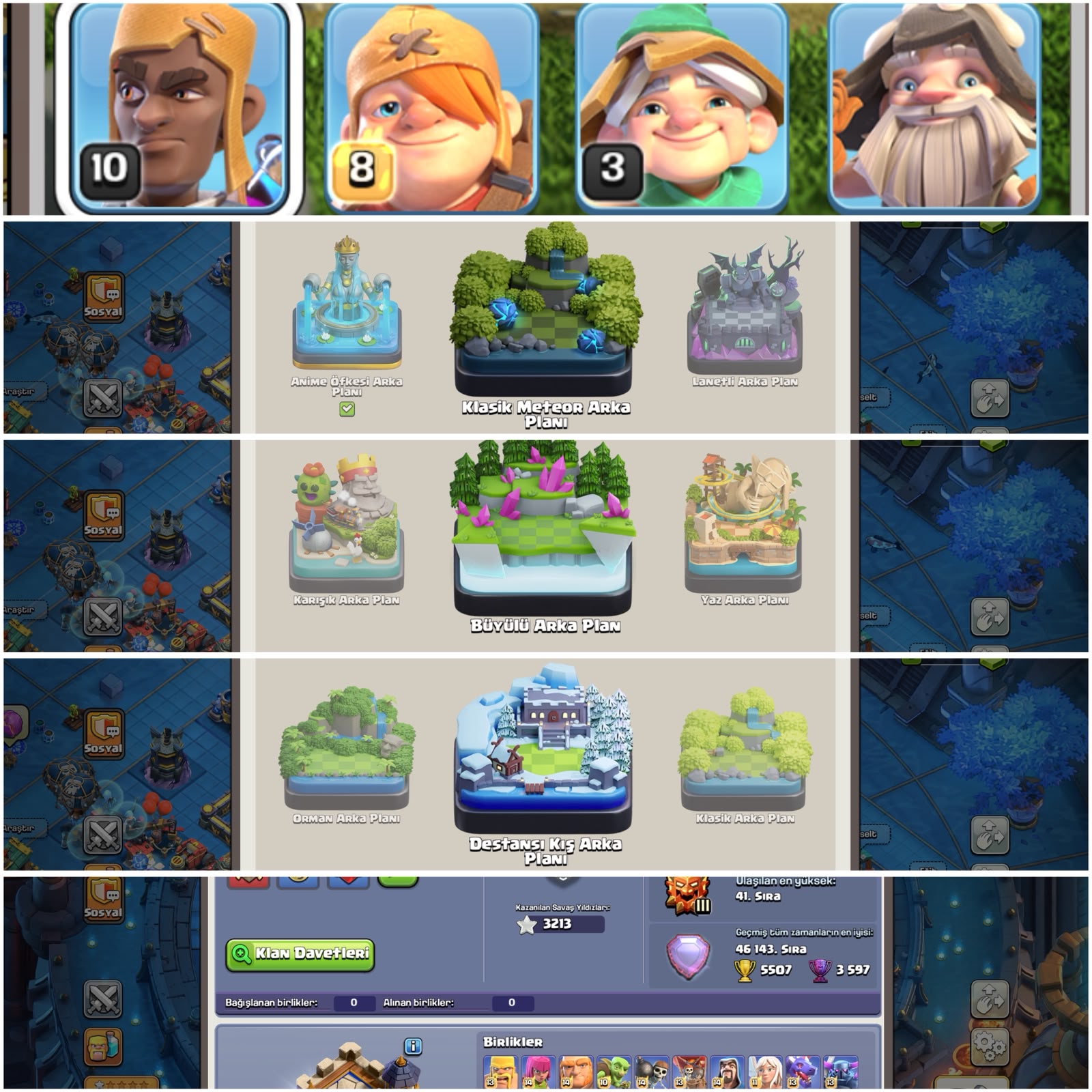 TH18⚡️COC | • TAMAMEN MAX + MAX KÖY | BOL KOSTÜM — image 3