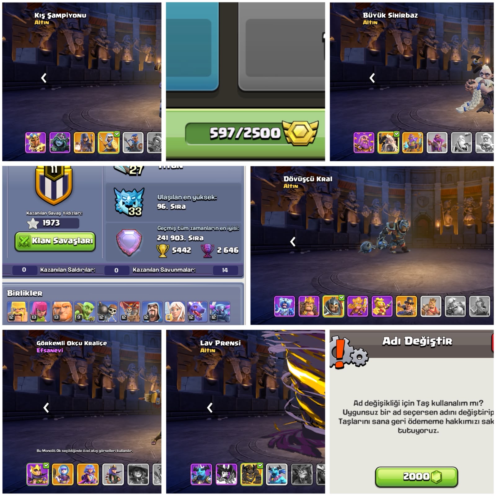 TH18⚡️COC | • 255 LEVEL | 2600+ EFSANE KUPA — görsel 2