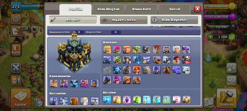 273  level 17  maks hesabım satilikdir teklifler
