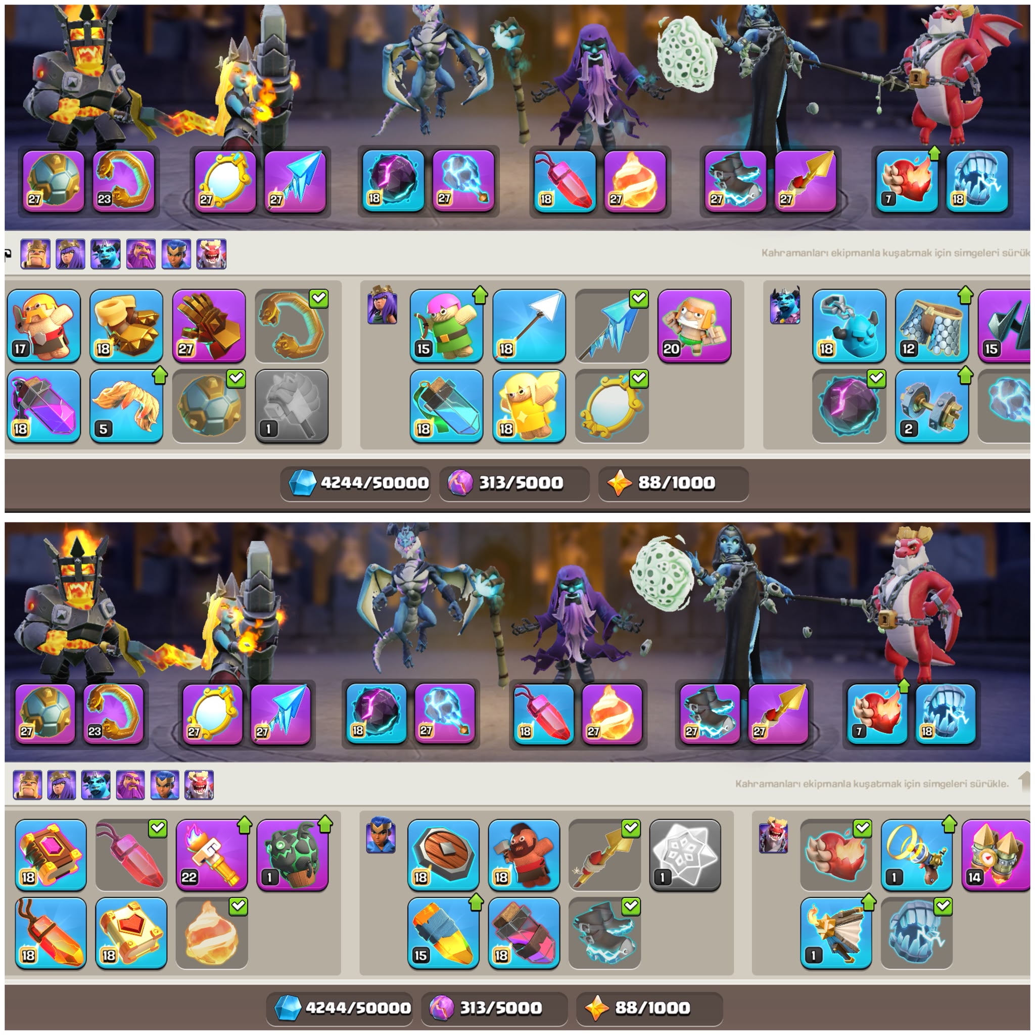 TH18⚡️COC | • 185 KOSTÜM 47 ARKAPLAN | FULL DOLU — image 7