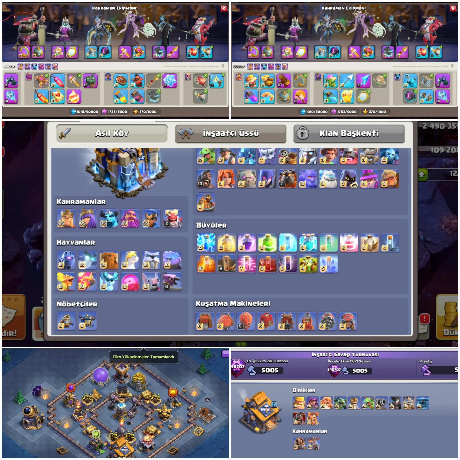MAX EKİPMAN!! MAX KAHRAMAN!! TH18 MAX+MAX HESAP!! — görsel 2