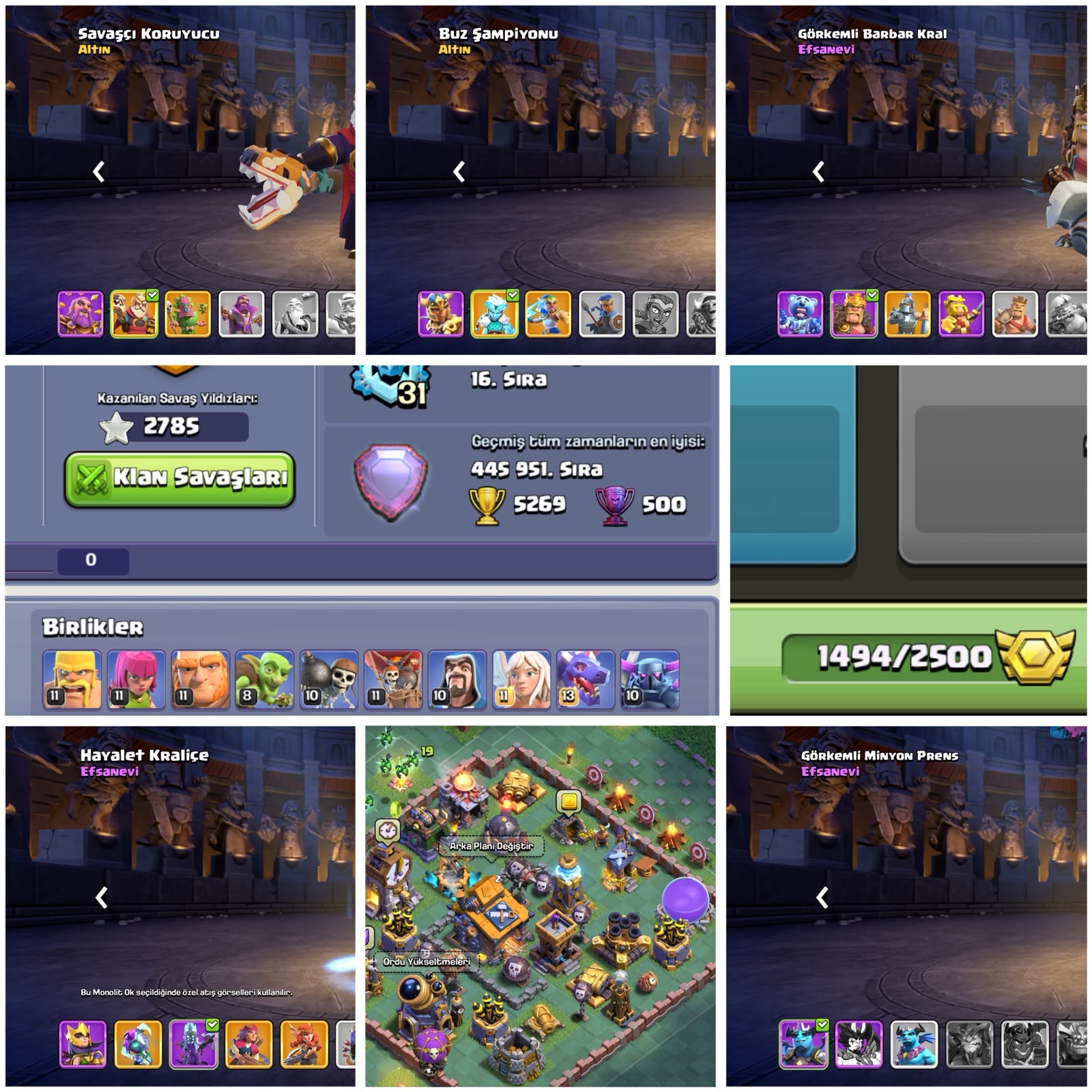 TH18⚡️COC | 241 LVL | FİYAT PERFORMANS ÜRÜNÜ !! — görsel 2