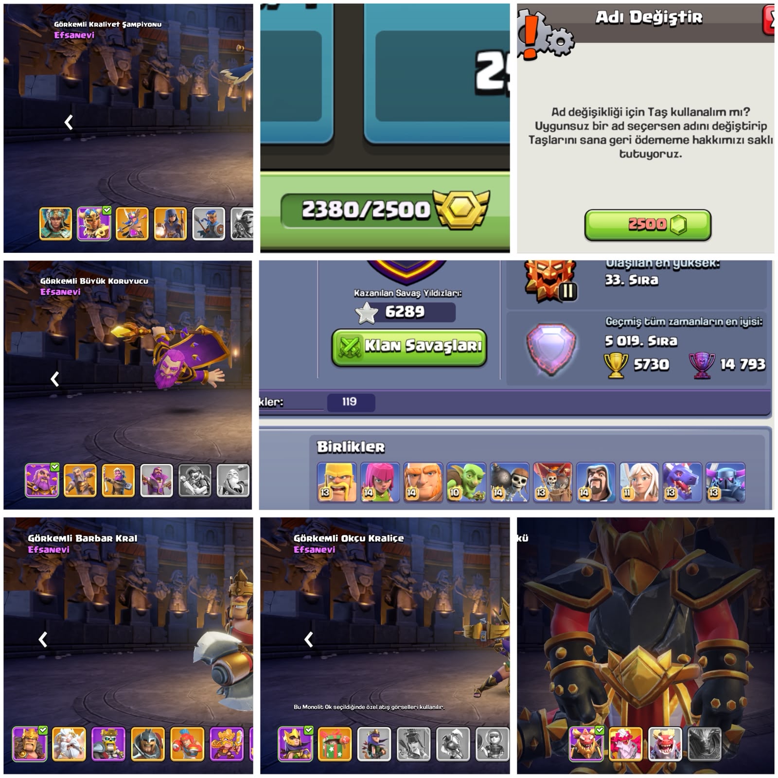 TH18⚡️COC | • %100 EKİPMAN | 6289 SAVAŞ YILDIZI — image 2