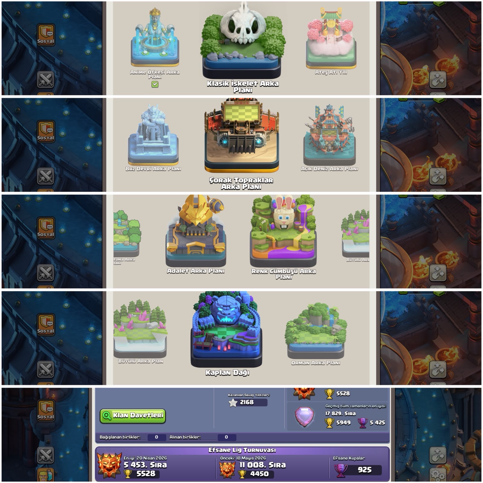 TH18⚡️COC | MAX KÖY | SAYISIZ KOSTÜM ARKAPLAN — image 3