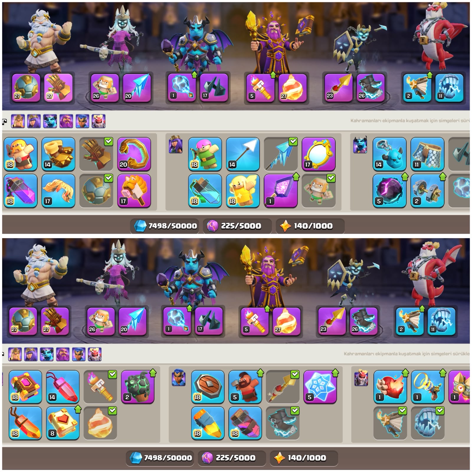 TH18⚡️COC | 1873 LİG MADALYASI + DUVAR HARİÇ MAX — image 3