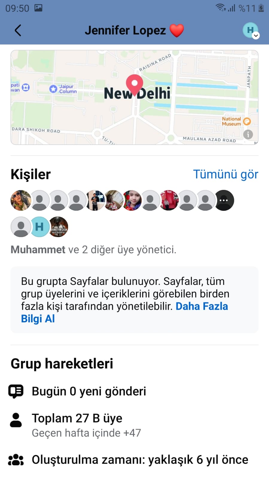 27k yabancı üyeli Jennifer Lopez hayran sayfası — image 2