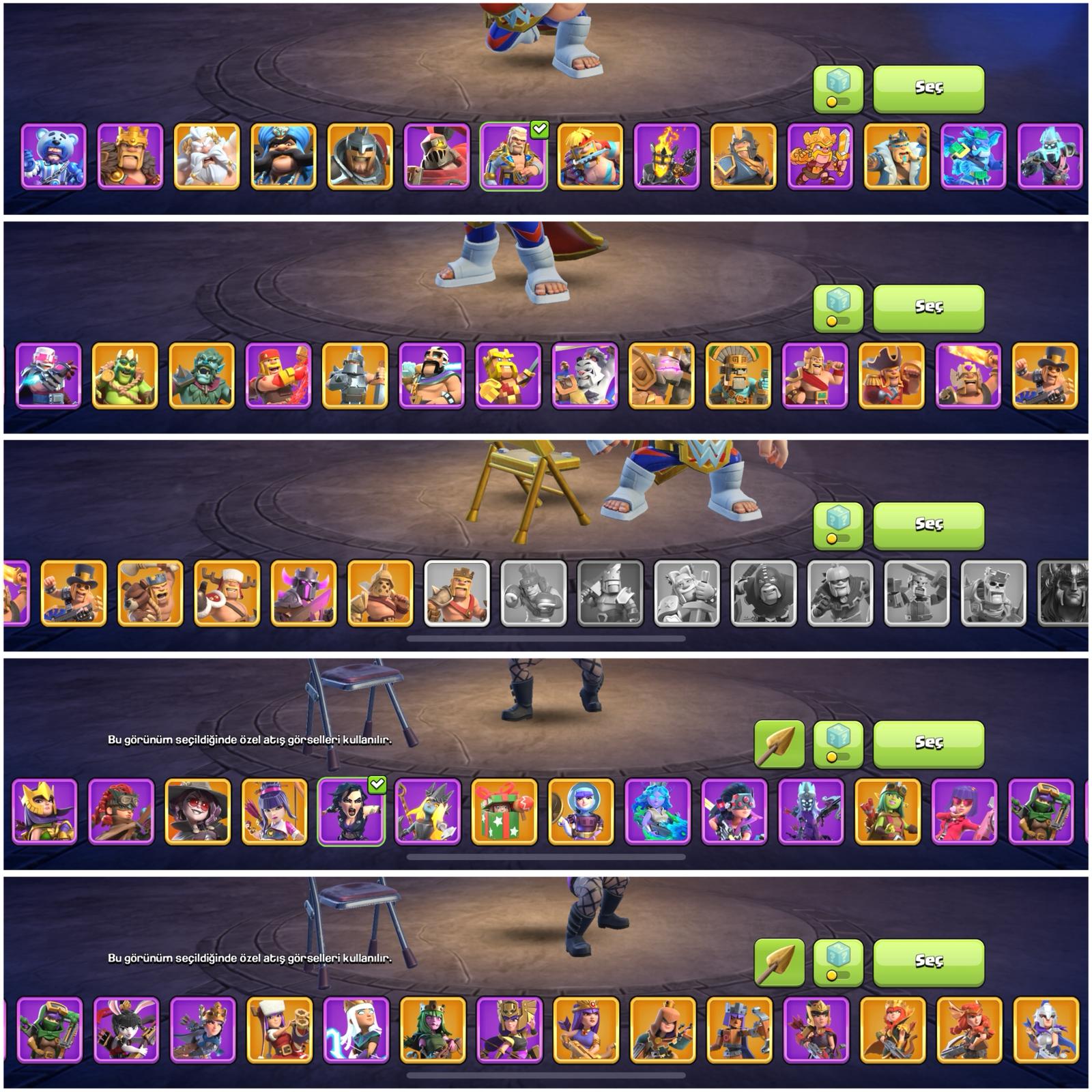 TH18⚡️COC | • 6620 KS YILDIZ | 120+ KOSTÜM !! TR — image 4