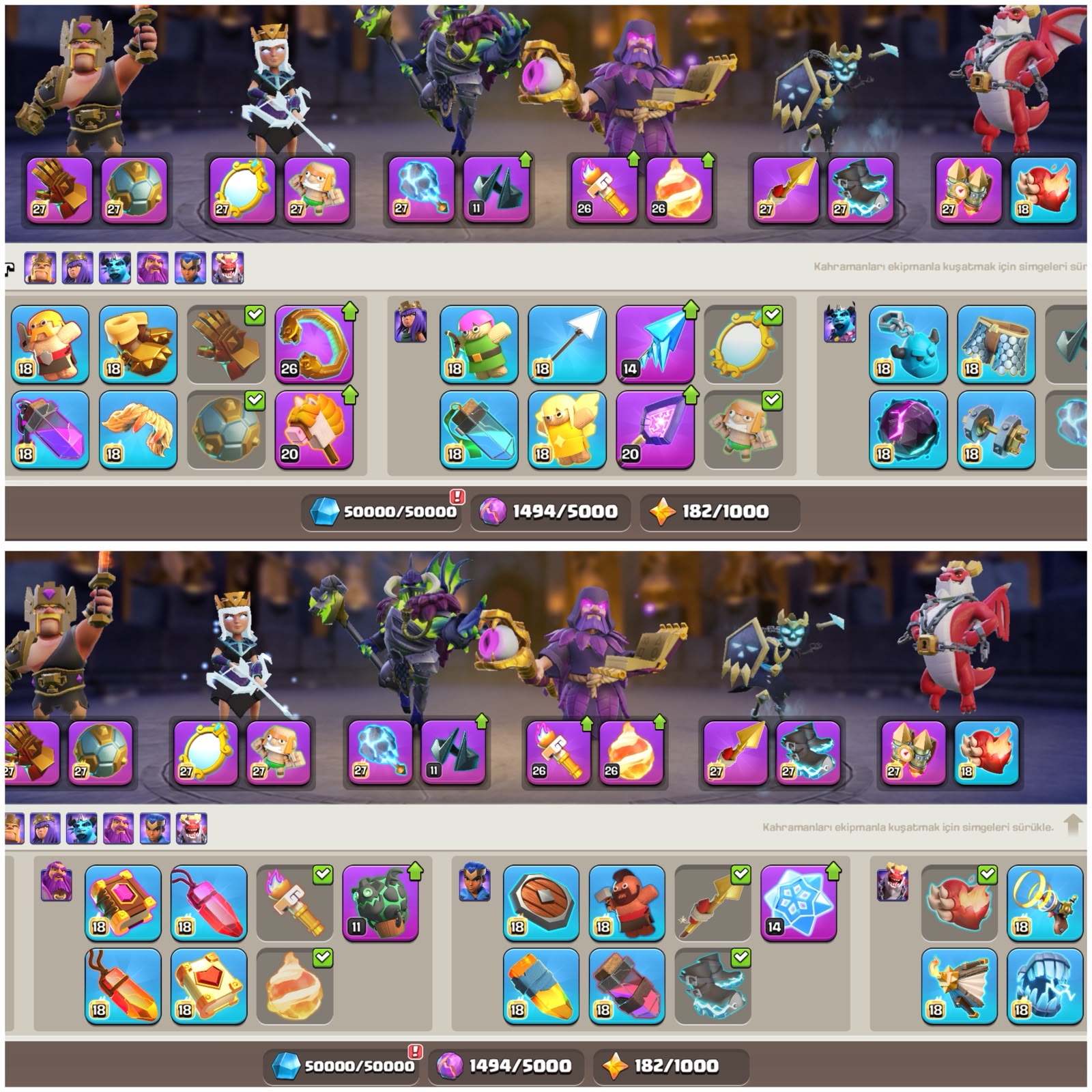 TH18⚡️COC | • NOKTASINA KADAR MAX !! FULL KÖY — image 3
