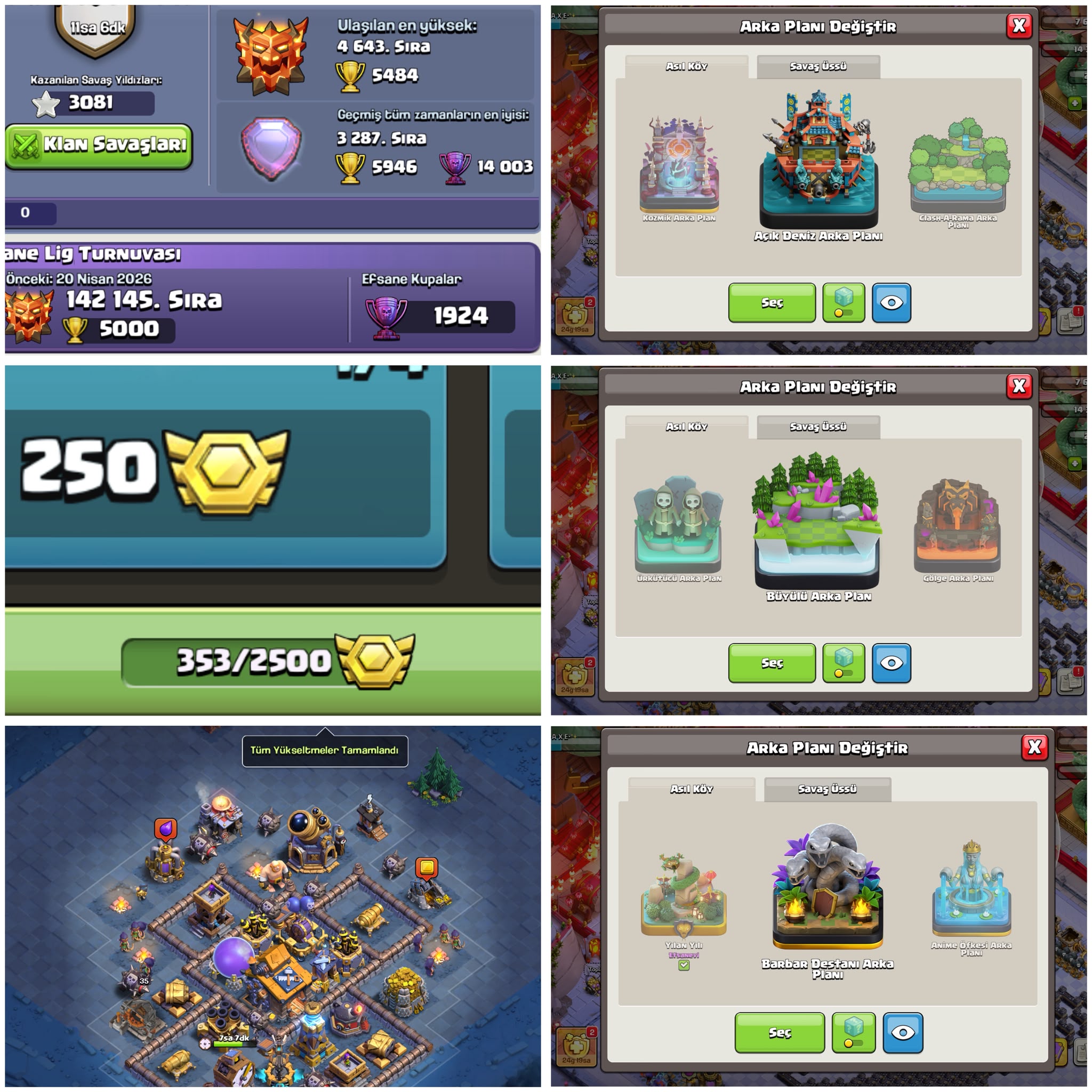 TH18⚡️COC | • TAMAMEN MAX FIRSAT FİYAT !! — image 2