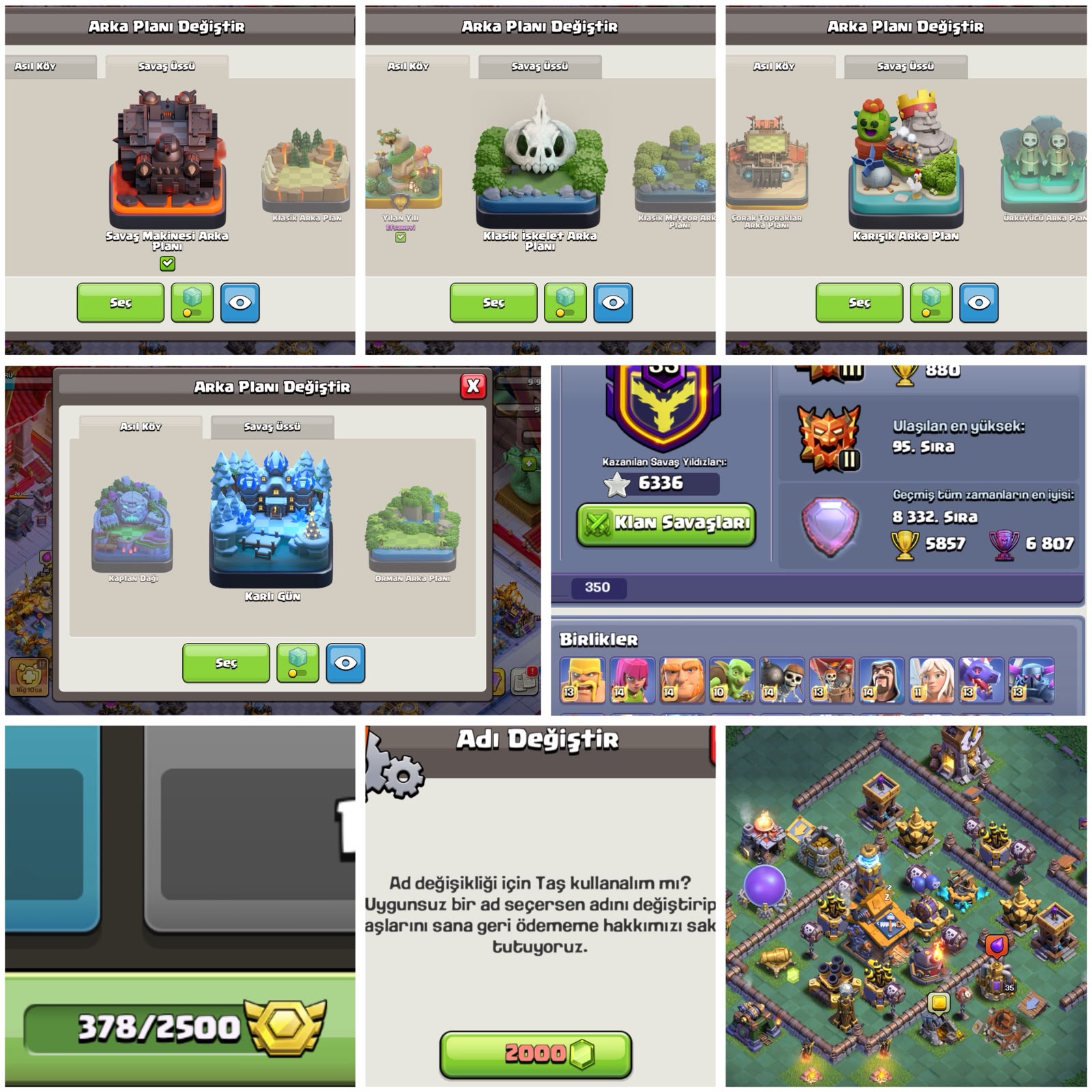 TH18⚡️COC | 6336 SAVAŞ YILDIZI | TAMAMEN MAX !! — image 3