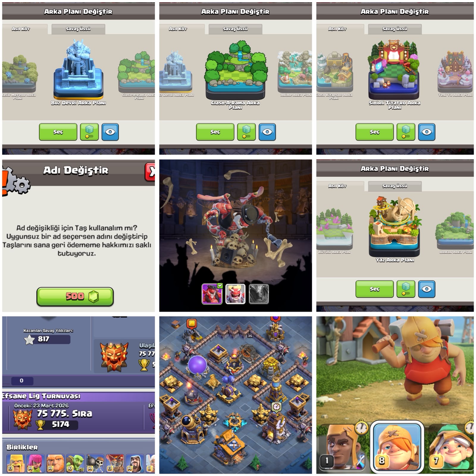 TH18⚡️COC | • SAYISIZ KOSTÜM ARKAPLAN | MAX KÖY — image 3