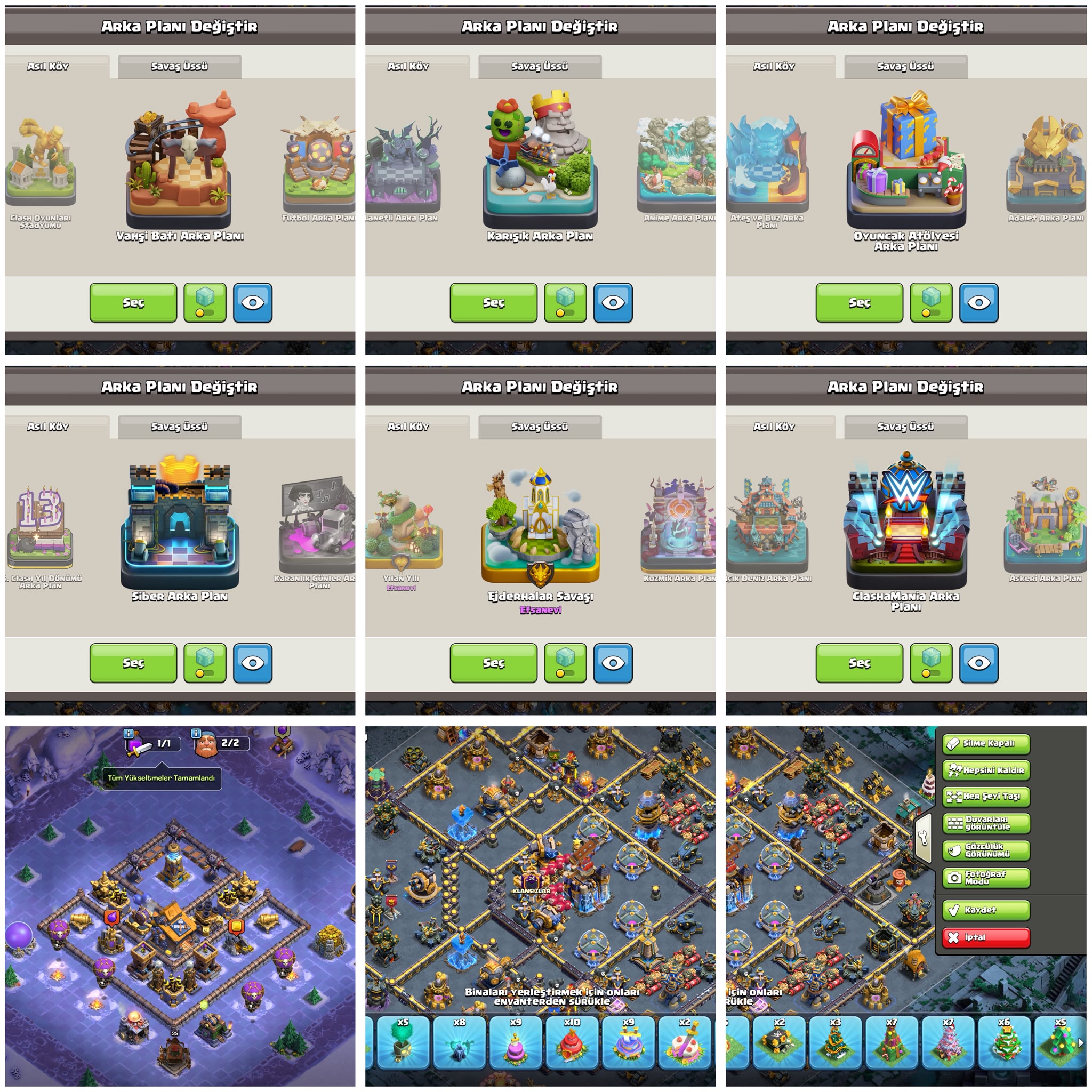 TH18⚡️COC | • 185 KOSTÜM 47 ARKAPLAN | FULL DOLU — image 6