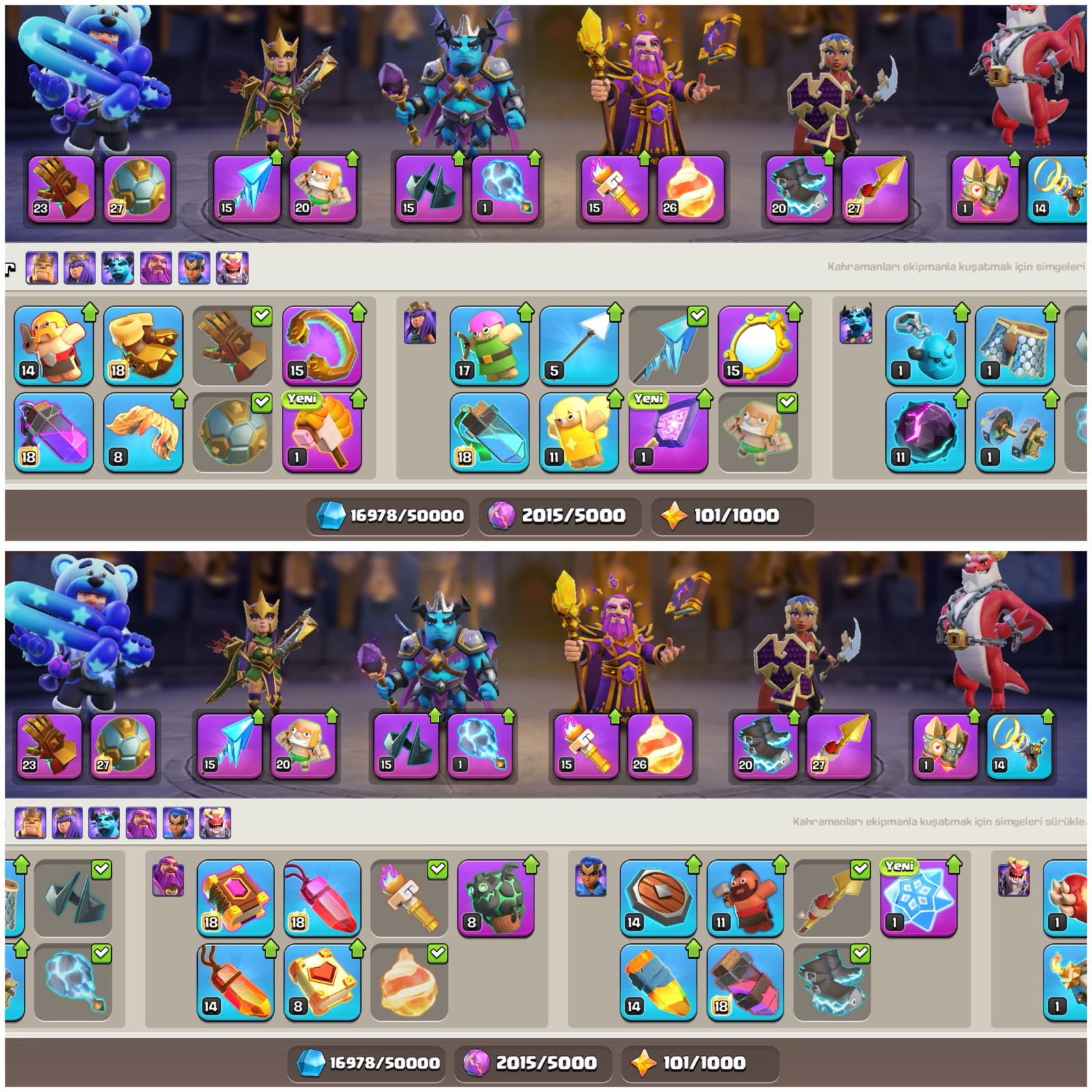 TH18⚡️COC | • 23BİN TAŞ + 2079 MADALYA FULL DOLU — image 3