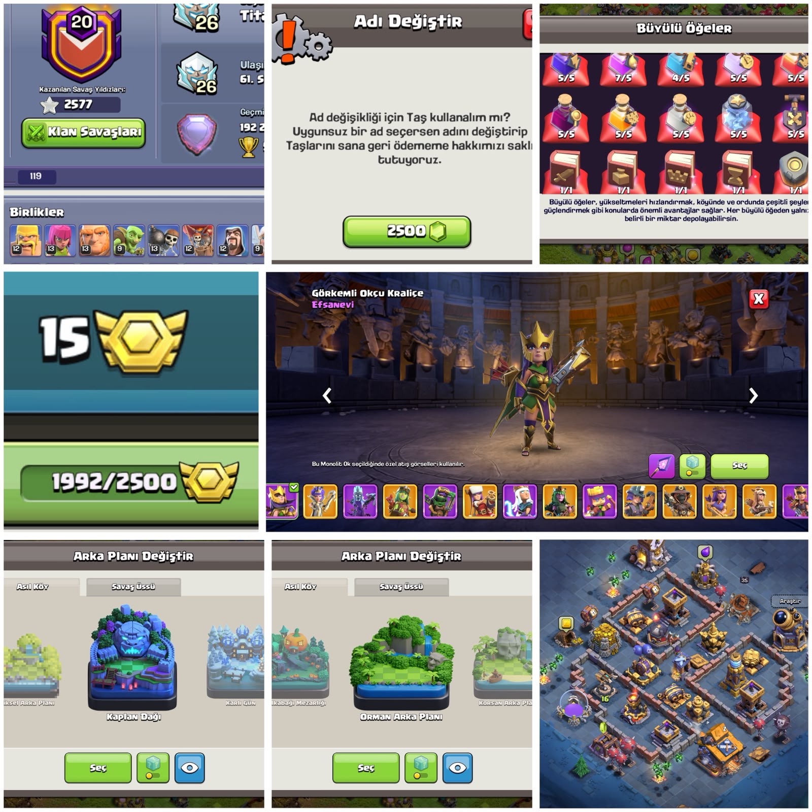 TH18⚡️COC | SAYISIZ KOSTÜM ARKAPLAN | KAÇMAZ !! — image 2