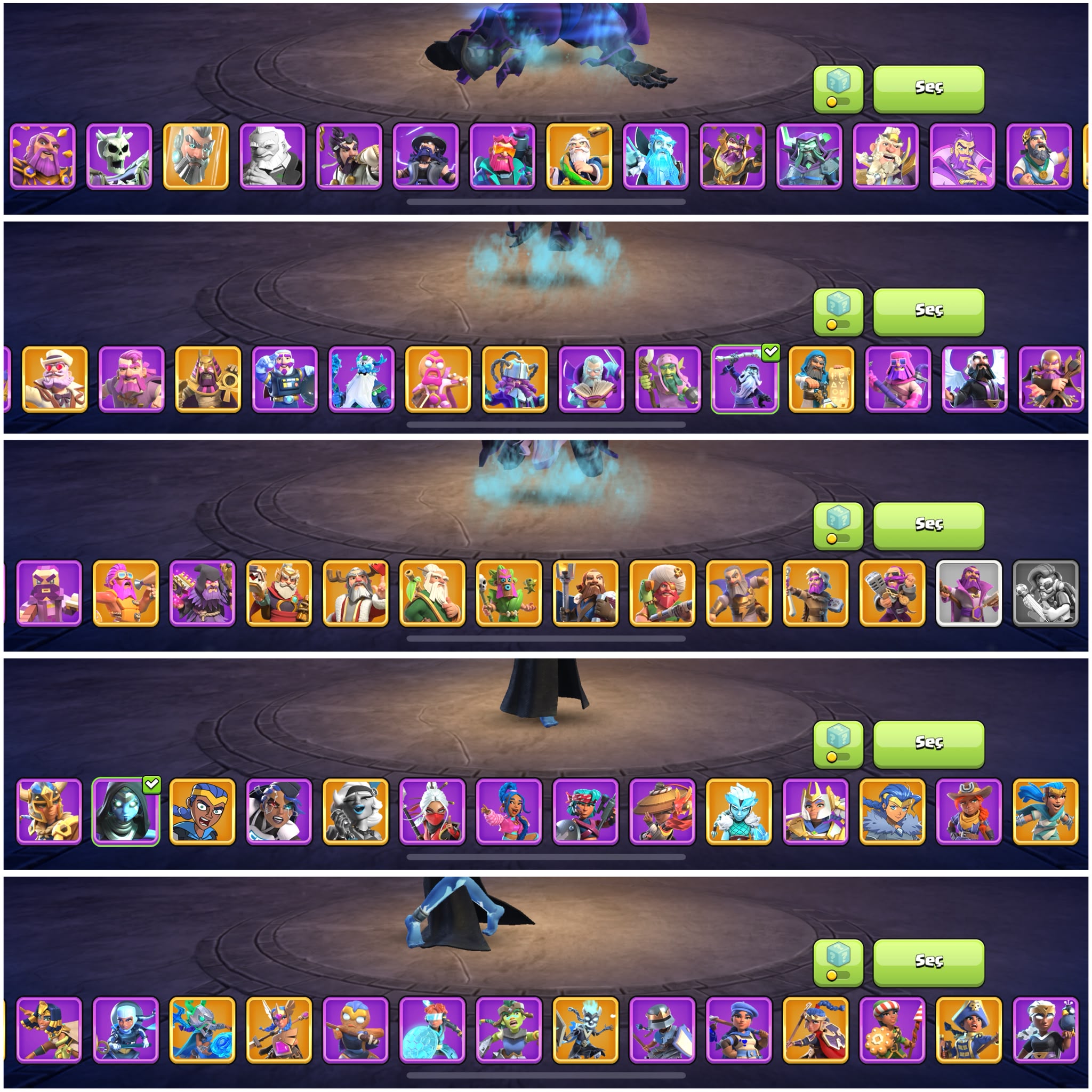 TH18⚡️COC | • 185 KOSTÜM 47 ARKAPLAN | FULL DOLU — image 2