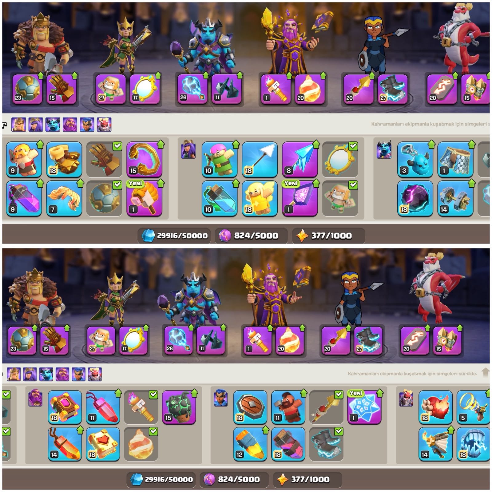 TH18⚡️COC | MAX DUVAR + 2058 MADALYA | FULL DOLU — görsel 3